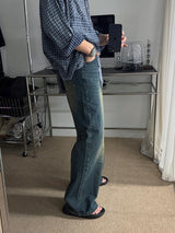 Awesome Super Long Wide Denim Pants (5color)