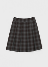 [MADE] Tnew Check Pleated Midi Skirt