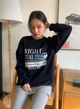 [unisex] リマンヌプリントオーバースウェットシャツ