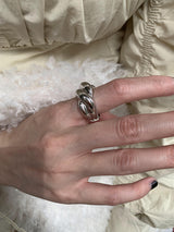 Bold twist ring