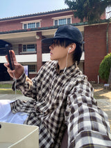 No.1211 B thin check SHIRT