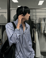 Dope Loose Fit Striped Shirt