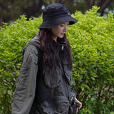 On the Moment reversible outdoor bucket hat C3 BLACK