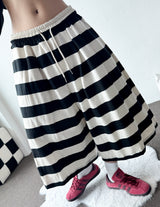 Frisening Stripe Bermuda Shorts 4color
