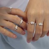 Little Bubble Open Ring(Matte)