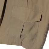 バンブーカーゴハーフパンツ / BAMBOO CARGO HALF PANTS-LIGHT BROWN