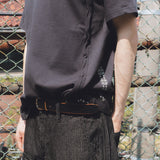 Fiddlehead half T-shirts / Black charcoal