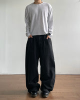 ソフクロップワッフルロングスリーブ