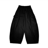 Linen Balloon Cargo Pants
