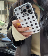 [WHITE] BLACK STARRR Tuff Bumper Case / TREEFORFIVE345