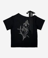 アイリスレースリボンTシャツ #Black(黑)