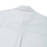 KIRSH PLAIN SEE THROUGH LOOSE FIT SHIRT - SKY 