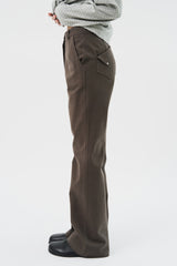 (W) Lone Fold Bootscut Pants (2color)