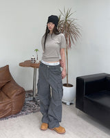 Sedon slim ribbed t-shirt
