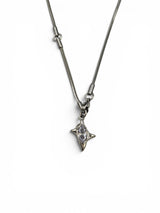 y2k Crystal Star Snake Chain Necklace
