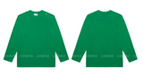  Logane USA Supima cotton overfit long sleeve tee