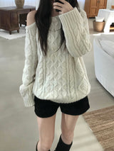 Leel Shoulder Slit Knitwear (3 colors)