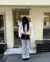 ヘアミニカーディガン