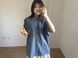 Overfit Nerd Check Shirt (2color)