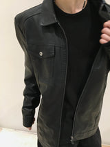スレートトラッカーブレザージャケット