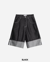 Rollup Bermuda Denim Pants