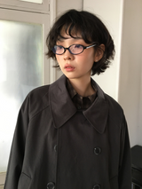 ベルテッド トレンチ ハーフ コート (2color)