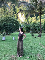 Soft Drape Sleeveless (Brown)