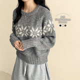 Eve High Quality Nordic Snowflake Round Knit