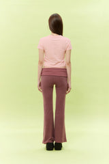 SIGNATURE BIG CHERRY CROP T-SHIRT - LIGHT PINK
