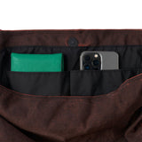 [Ham Junsoo Collaboration] HH ウォッシュドナイロンベルト付きバッグ (Denim Burgundy)