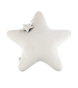 Star Hugger Puff Cushion / Grey