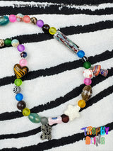 Mixed Bead Mushroom Necklace