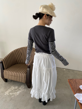 maroni shirring skirt