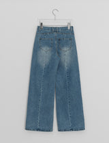 Picat Pocket Straight Denim Pants