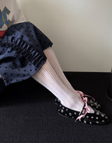 joy lace knee socks 
