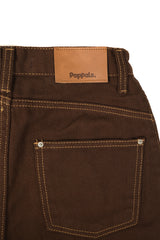 Balloon Pintuck Pants [Brown]