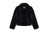 [mnem] Fur Collar Jacket (black)