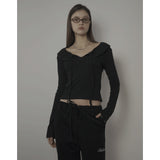 COTTON CANDY PANTS-BLACK