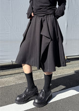 マルチレイヤードラップスカート