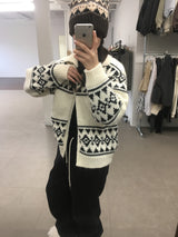 Pudding Nordic Half-Neck Zip-Up (2color)