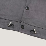 Sven Suede High-Neck Cardigan