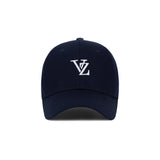 3D Monogram logo over fit ball cap NAVY
