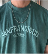  Lapel San Francisco Ice Pigment Washing Ban Pallies