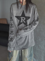 R Star Pigment Loose Fit Long Sleeve