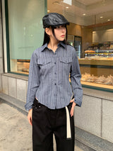 ヴィンテージストライプシャツ (3C)