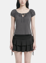 Nelly Dot Trim Top
