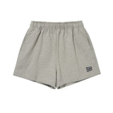 TEMPUS PATCH SHORT PANTS [GREY MELANGE]