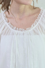 Dona Lace Blouse [Ivory]