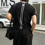 LMN VerTrack Air-Fit Short-Sleeved T-Shirt + Crack CHAMP Line Wide Pants