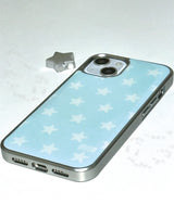 [made] soda jelly star sky phone case (epoxy silver bumper)